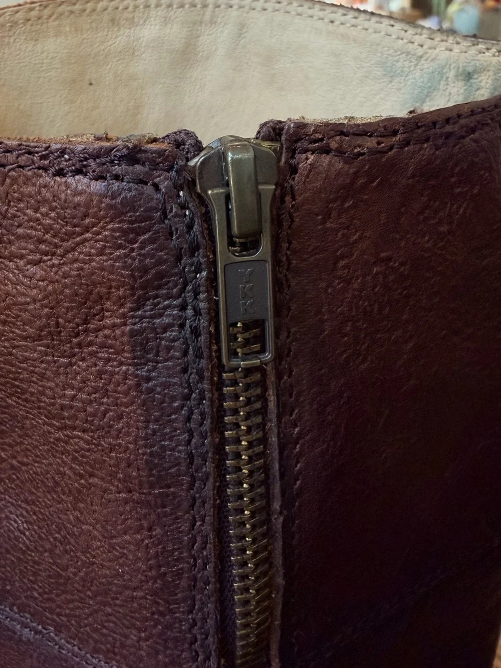 Frye Anna D-Ring Classic Tall Leather Riding Boots - Brown - Picture 4 of 7